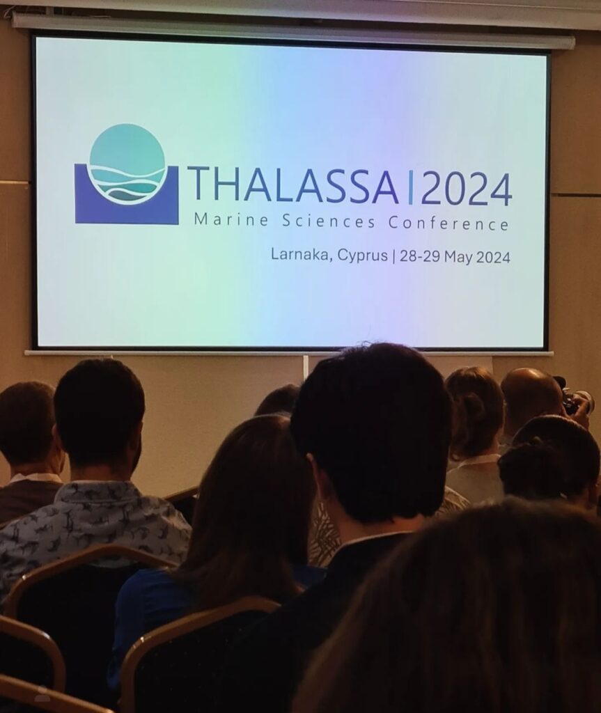 images of the founder of Atlantis Consulting who represented the company at the 'THALASSA 2024' conference in Cyprus.