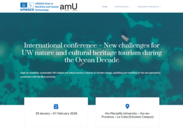 Πρόσκληση για Υποβολή Περιλήψεων (Call for Abstracts): Διεθνές Συνέδριο “New Challenges for Underwater Nature and Cultural Heritage Tourism during the Ocean Decade”