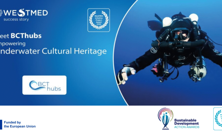 Το BCThubs διακρίνεται διεθνώς για τη συμβολή του στη βιώσιμη καινοτομία και τη γαλάζια πολιτιστική κληρονομιά!