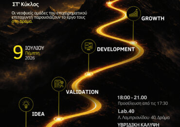 Demo Day του ΣΤ’ Κύκλου του LAB.40 στη Δράμα